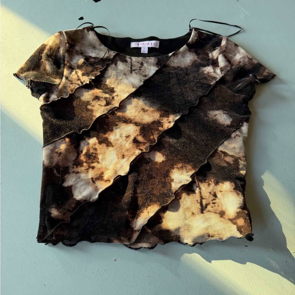 Tie-Dye Short Sleeve Top